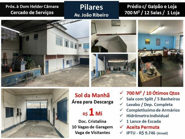 Galpão Pilares João Ribeiro 700M²