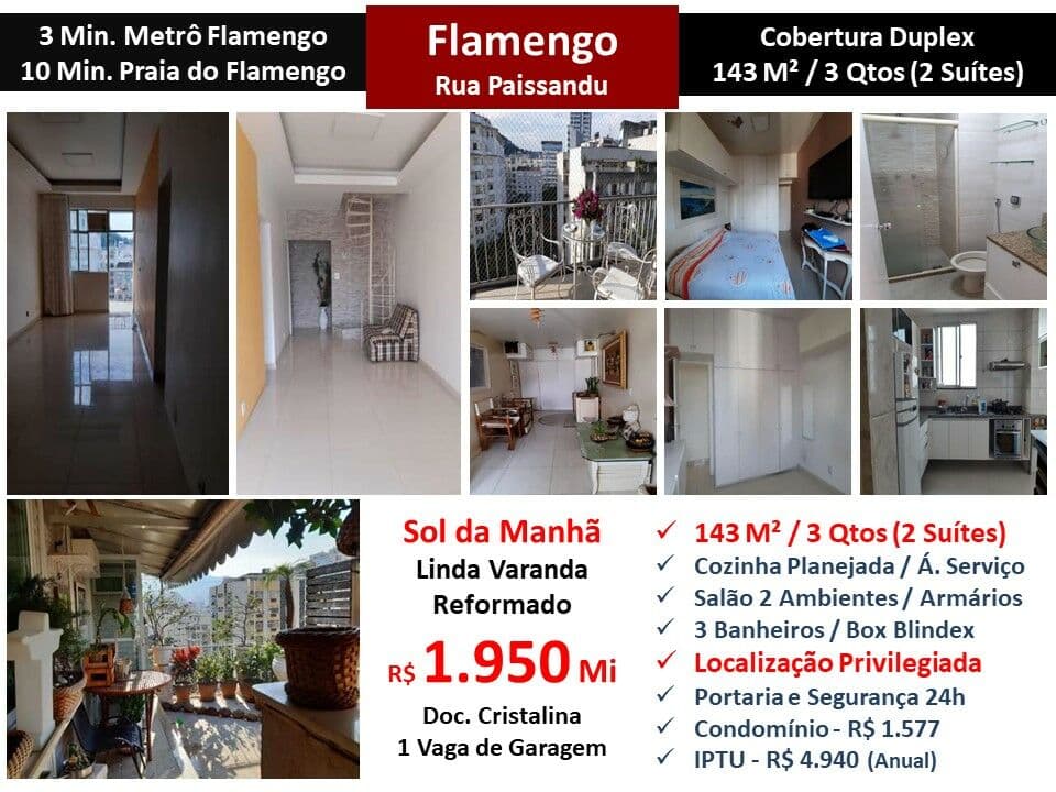 Cob Flamengo Paissandu 143M²