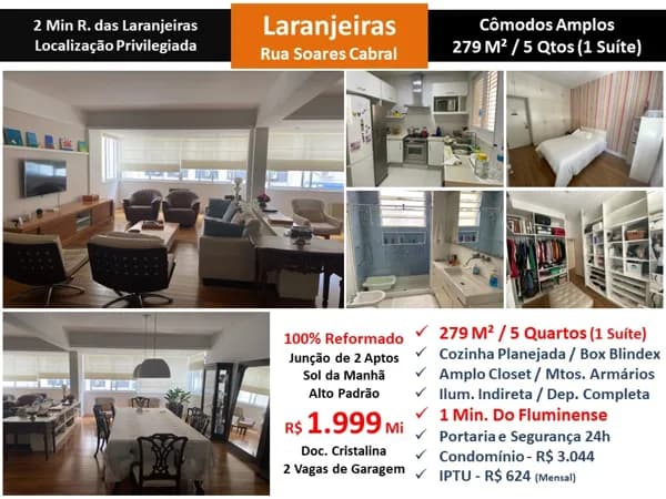 Apto Laranjeiras Soares Cabral 279M²