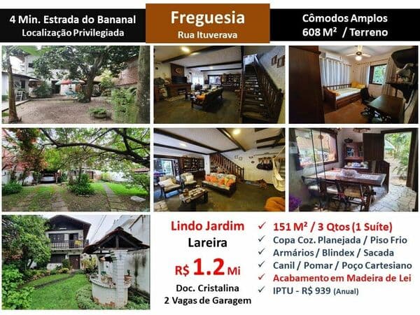 Casa JPA Freguesia Ituverava 151M²