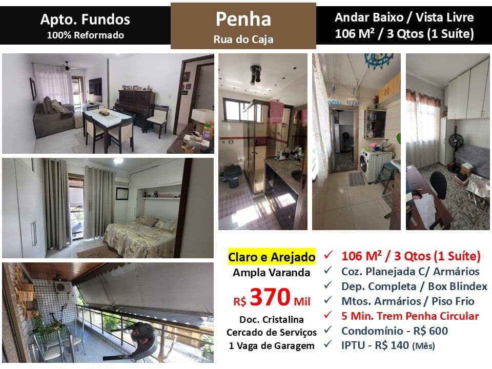 Apto Penha Caja 106M²