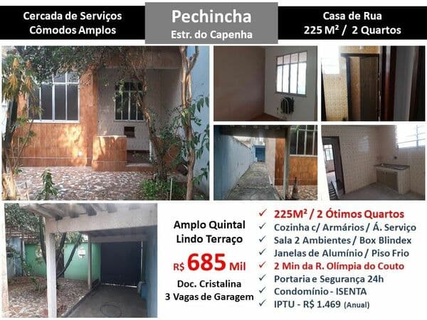 Casa JPA Pechincha Capenha 225M²