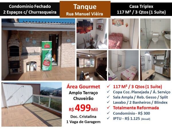 Casa JPA Tanque Manuel Vieira 117M²