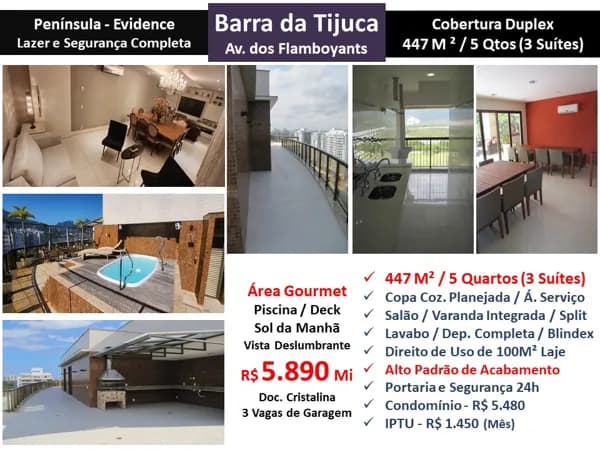 Cob Barra da Tijuca Peninsula Evidence 447M²