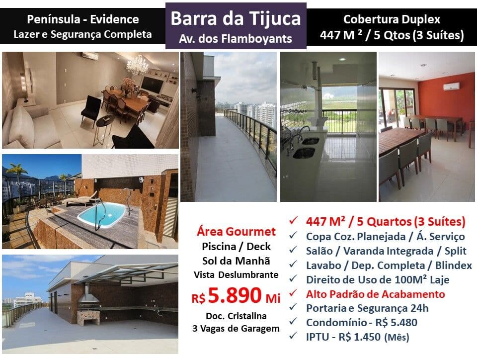 Cob Barra da Tijuca Peninsula Evidence 447M²