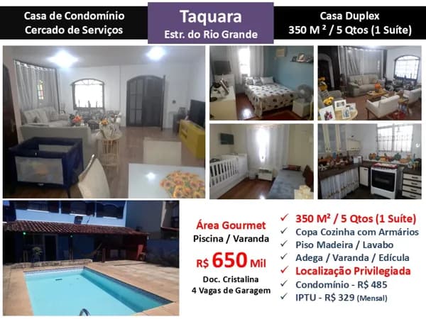 Casa JPA Taquara Rio Grande 350M²