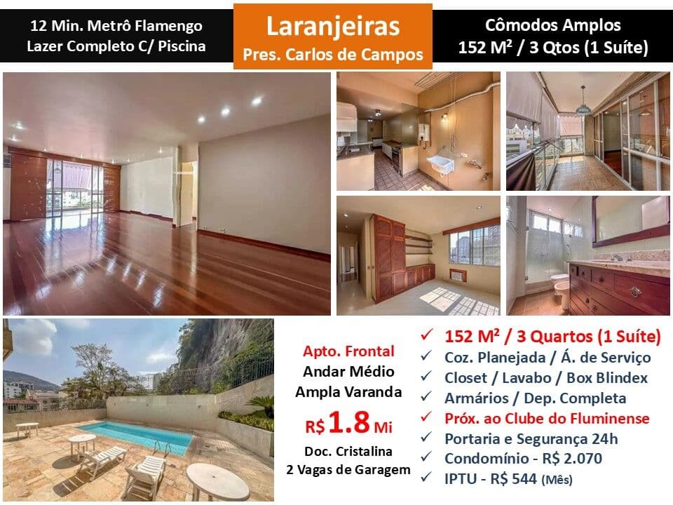 Apto Laranjeiras Carlos de Campos 152M²