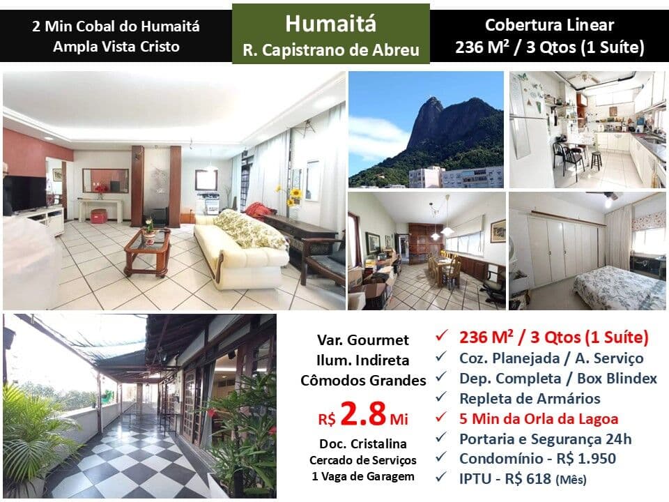 Cob Humaitá Capistrano de Abreu 236M² Linear