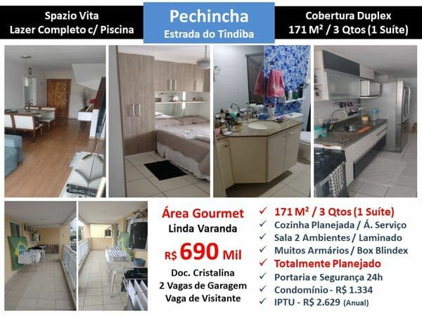 Cob JPA Pechincha Spazio Vita 171M²