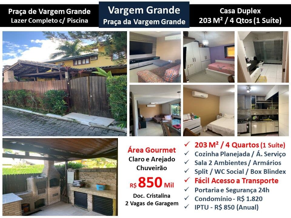 Casa Vargem Grande Praça de Vargem Grande 203M²