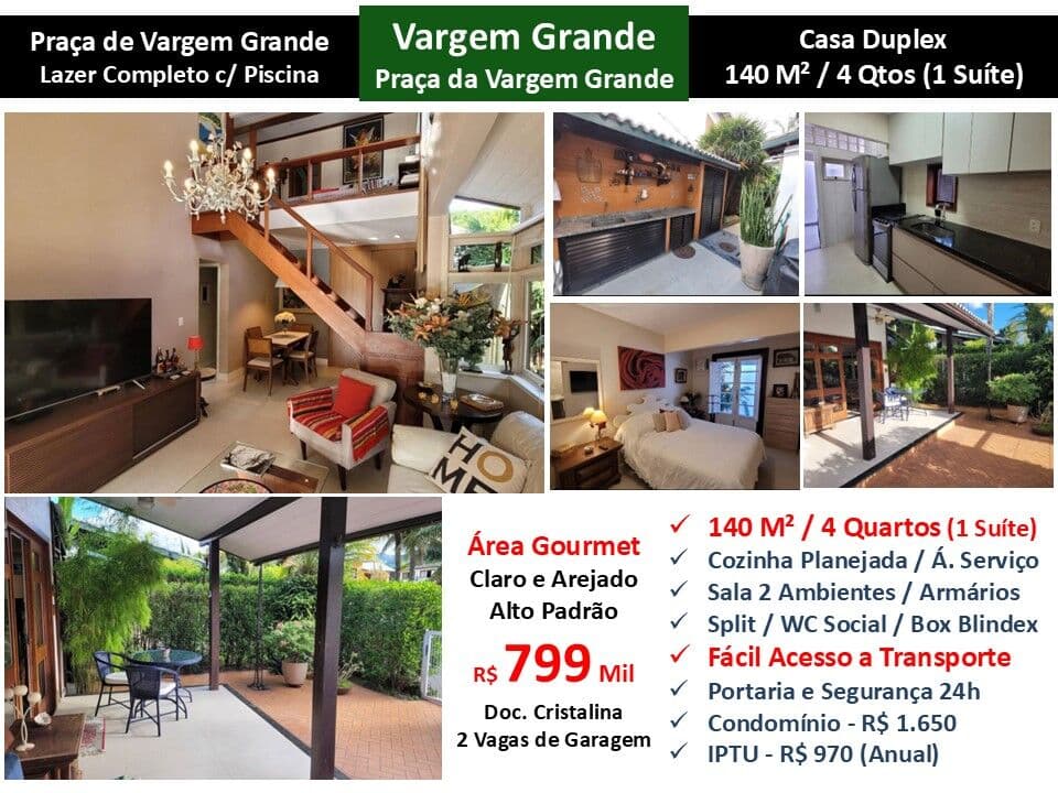 Casa Vargem Grande Praça de Vargem Grande 140M²