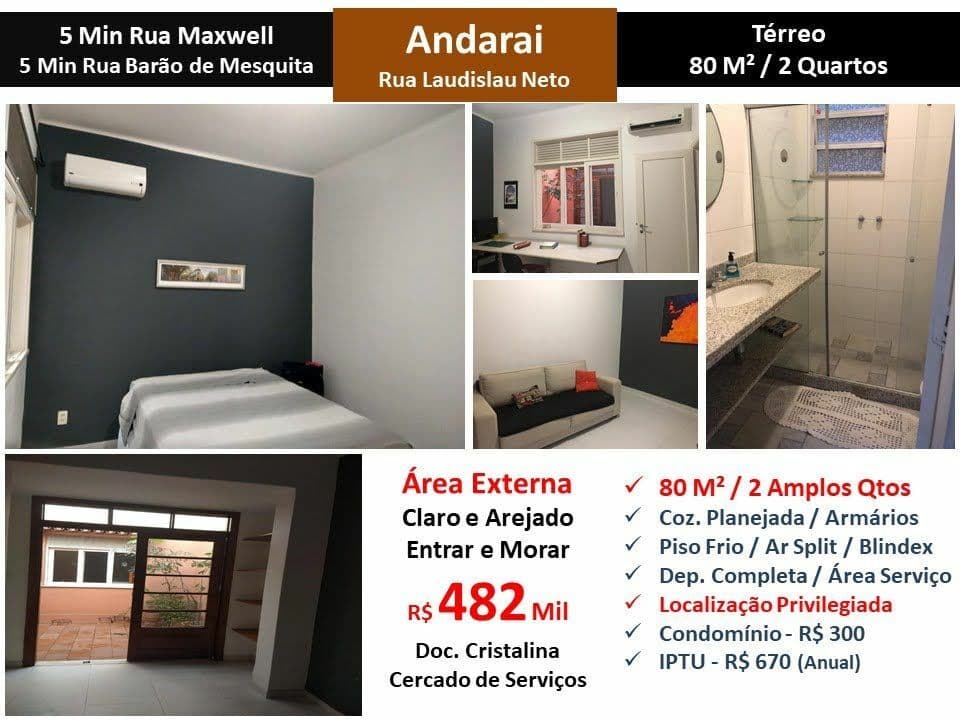 Apto Andaraí Laudislau Neto 80M² Garden