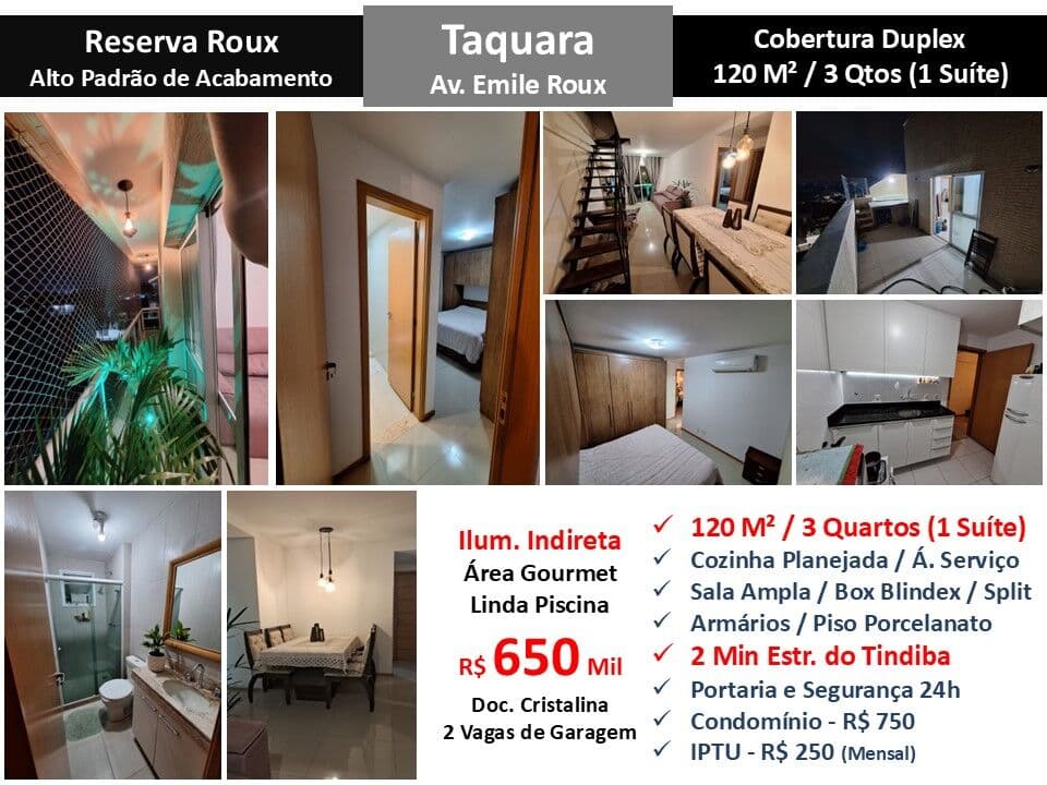Cob JPA Taquara Reserva Roux 120M²