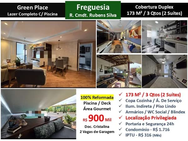 Cob JPA Freguesia Rubens Silva Green Place 173M²