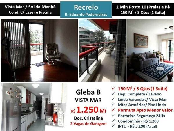 Apartamento em Rio de Janeiro - Recreio dos Bandeirantes