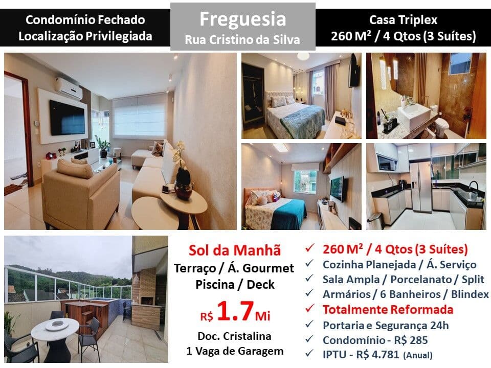 Casa JPA Freguesia Cristino da Silva 260M²