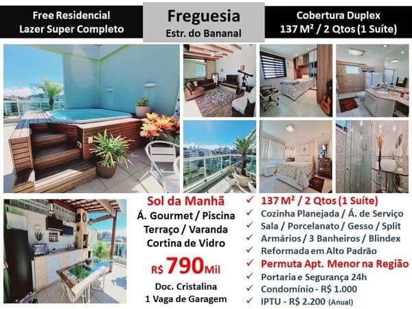 Cob JPA Freguesia Free 137M²