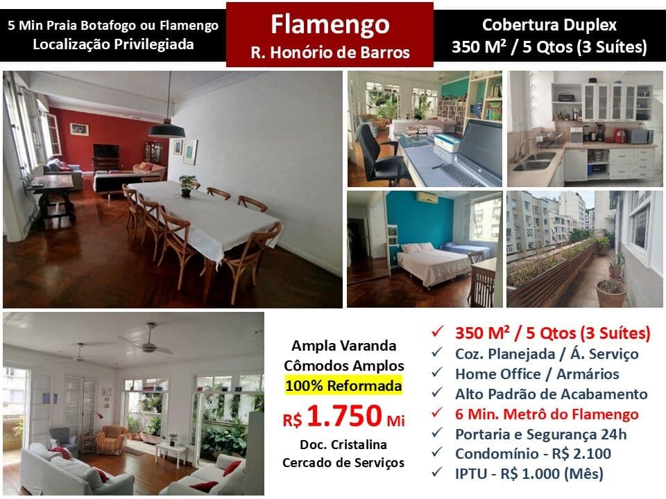 Cob Flamengo Honório de Barros 350M²