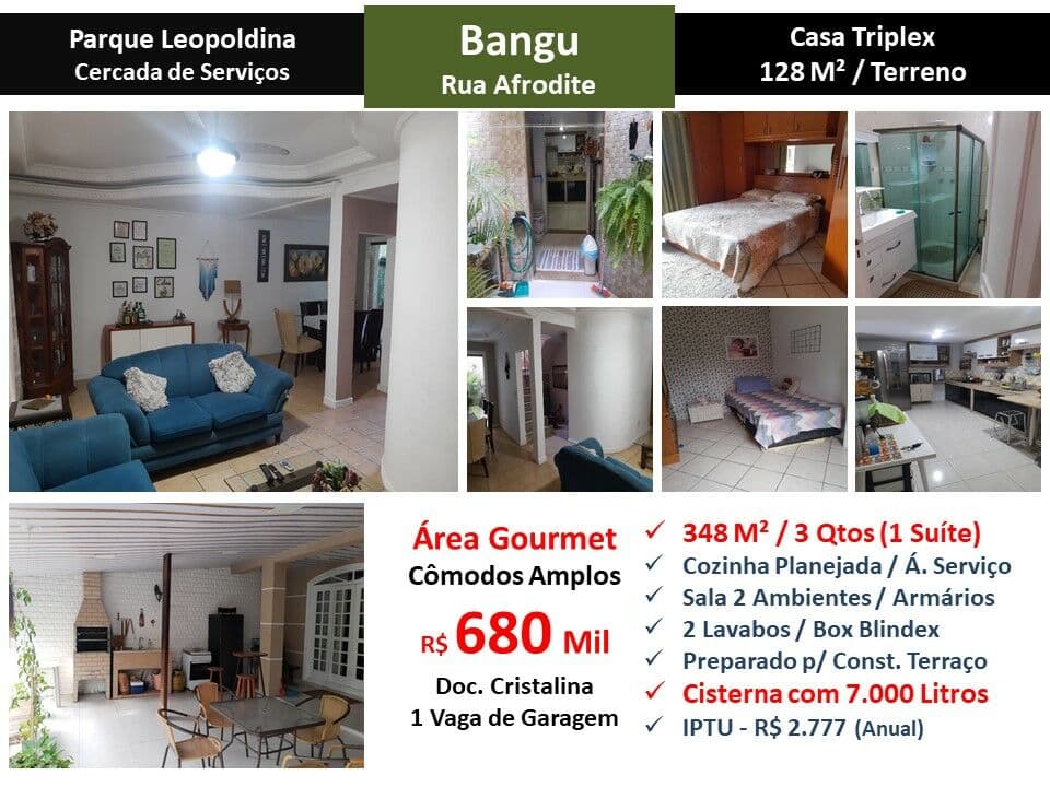 Casa Bangu Parque Afrodite 348M²