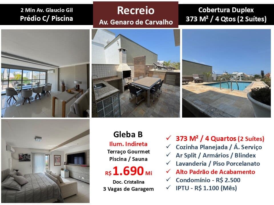 Cob Recreio Gleba B Genaro de Carvalho 373M²