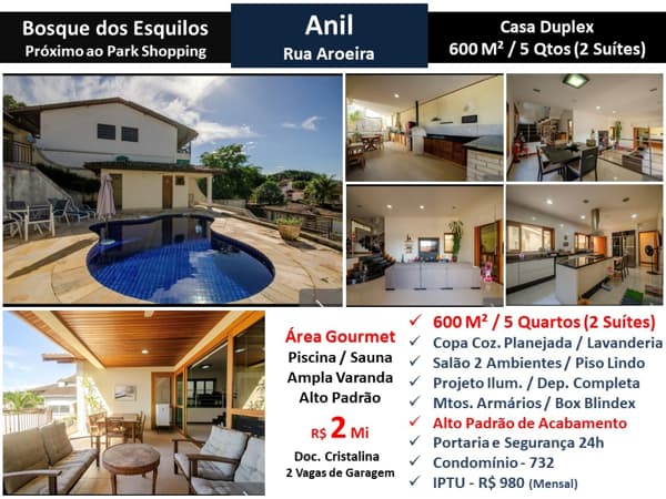 Casa JPA Anil Bosque dos Esquilos 600M² 4