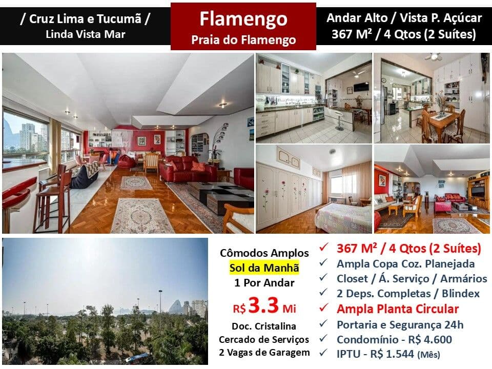 Apto Flamengo Praia 367M² 2