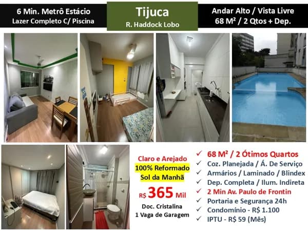 Apto Tijuca Haddock Lobo 68M²
