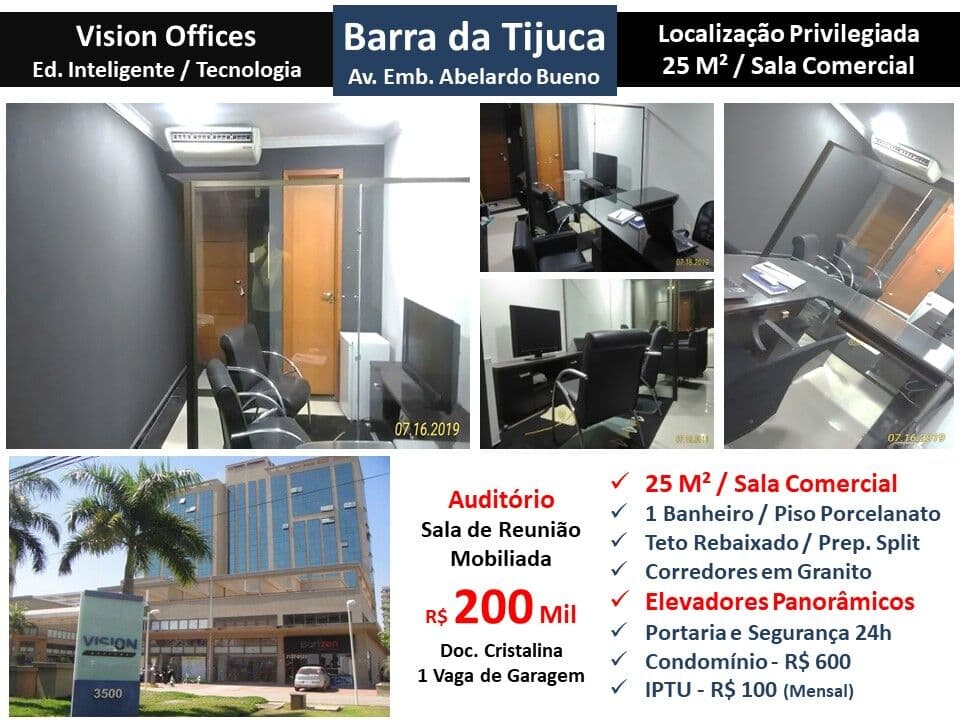Sala Barra da Tijuca Vision Offices 25M²