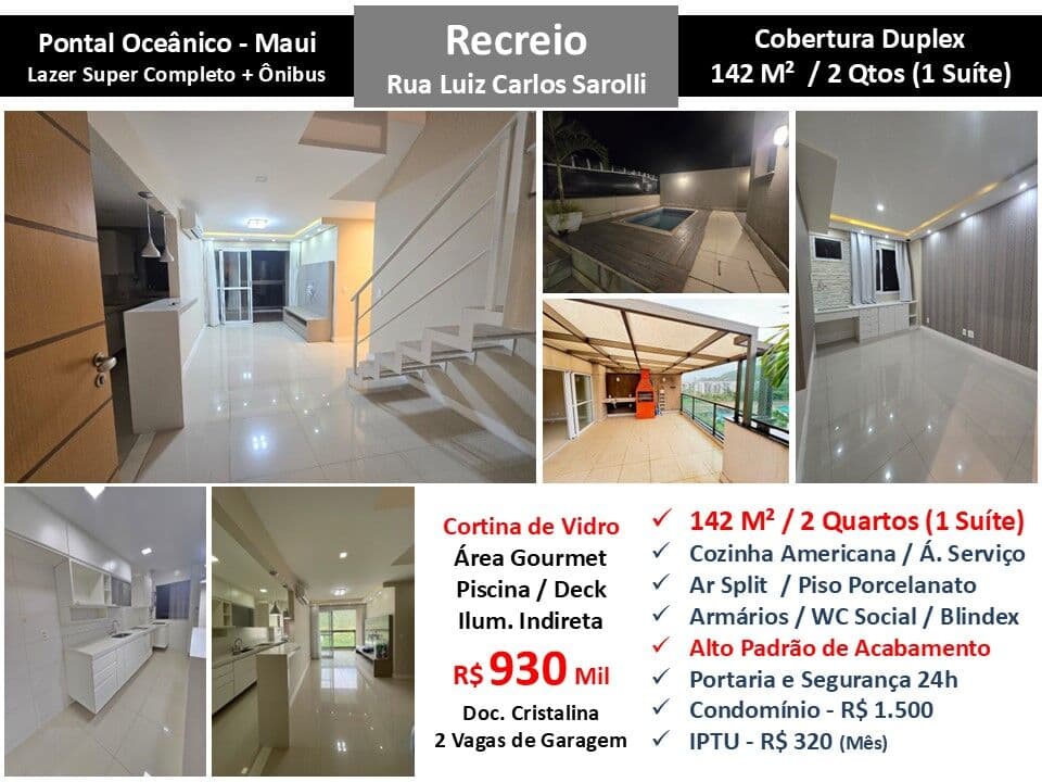 Cob Recreio Pontal Maui 142M²