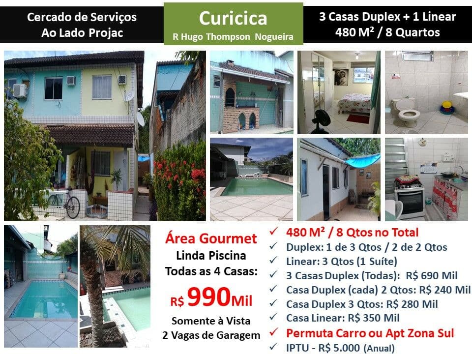 Casa JPA Curicica Hugo Thompson Nogueira 480M²