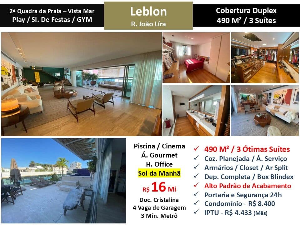 Cob Leblon João Lira 490M²