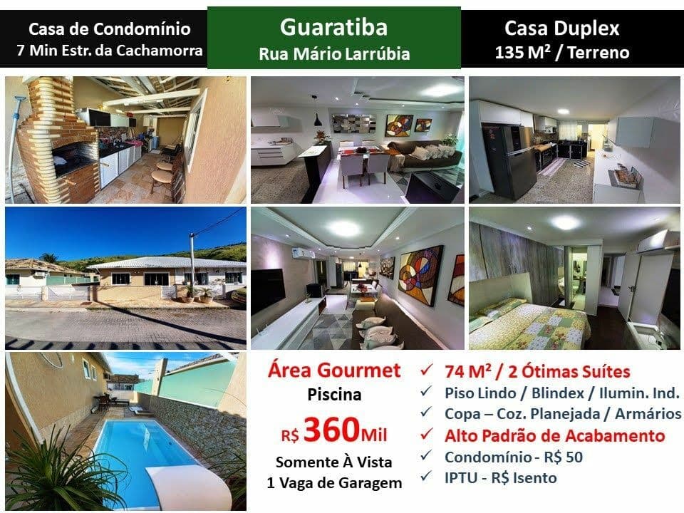 Casa Guaratiba Mário Larrúbia 135M²