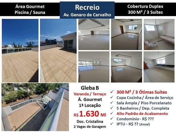 Cob Recreio Gleba B Genaro de Carvalho 300M²