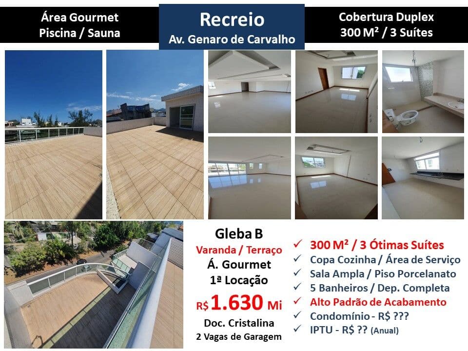 Cob Recreio Gleba B Genaro de Carvalho 300M²