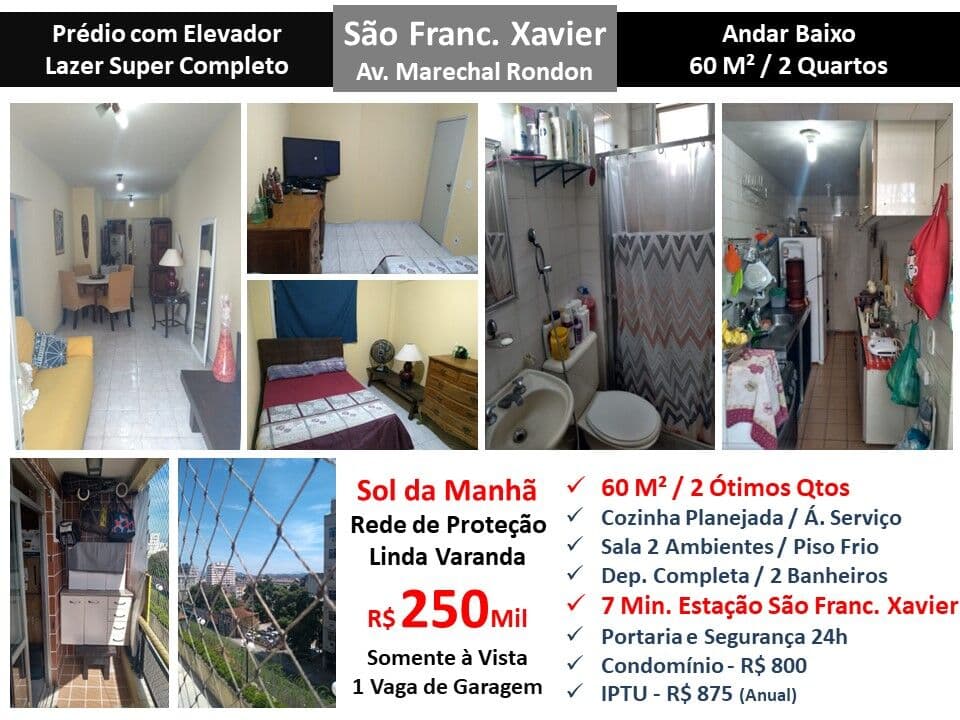 Apto S.F. Xavier Marechal Rondon 60M²