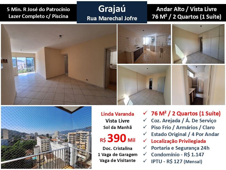 Apto Grajaú Marechal Jofre 76M² 2