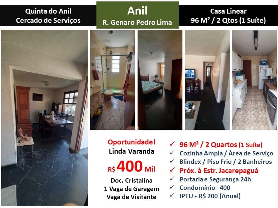 Casa JPA Anil Quinta do Anil 96M²