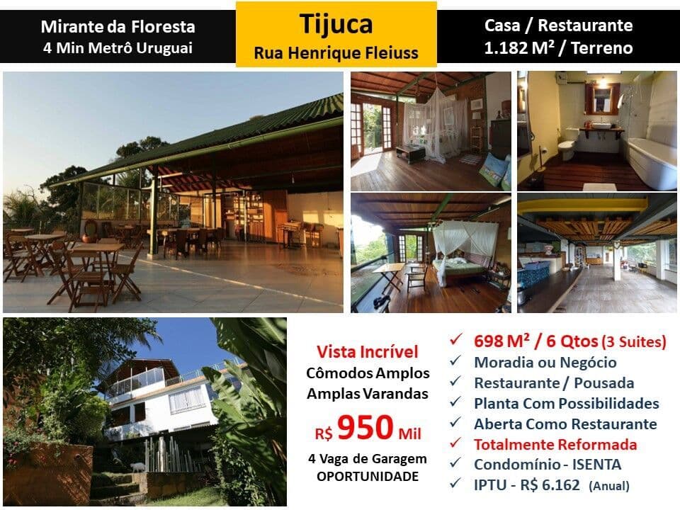 Casa Tijuca Henrique Fleiuss Mirante da Floresta 698M²