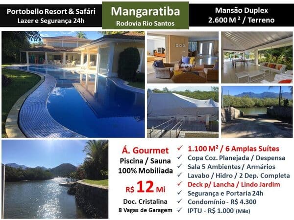 Casa Mangaratiba Portobello 1100M²