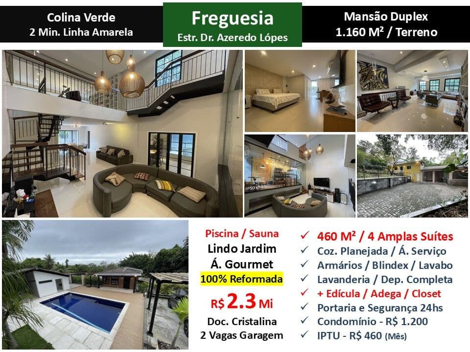 Casa JPA Freguesia Colina Verde Pau Ferro 460M²
