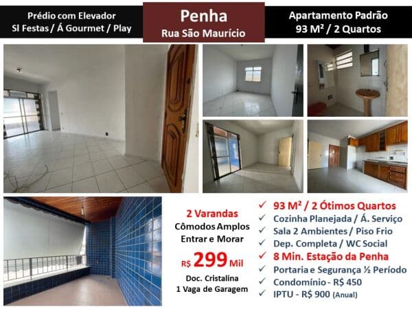 Apto Penha São Maurício 93M²