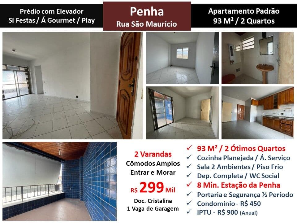 Apto Penha São Maurício 93M²