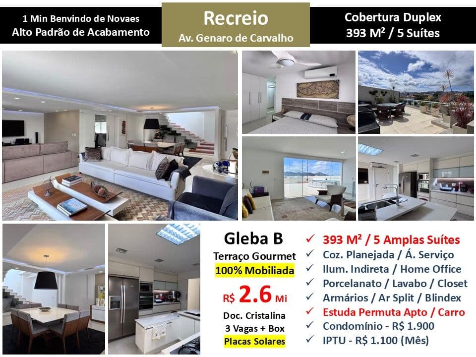 Cob Recreio Gleba B Genaro de Carvalho 393M²