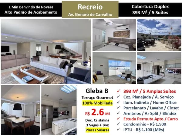 Cob Recreio Gleba B Genaro de Carvalho 393M²