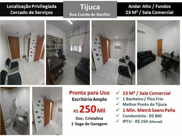 Sala Tijuca Conde de Bonfim 23M²
