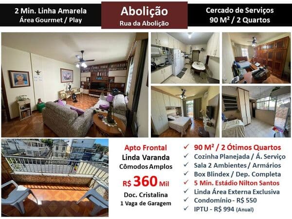 Apto Abolição da Abolição 90M²