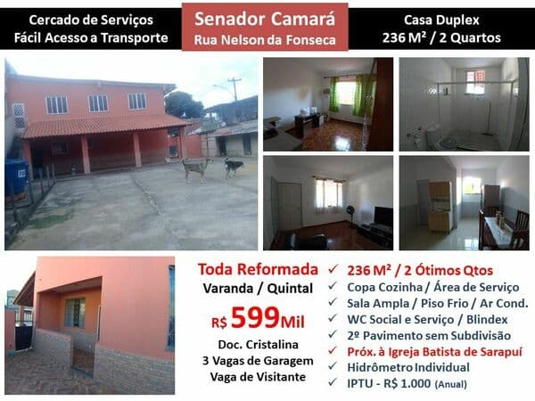Casa Sen. Camara Nelson da Fonseca 236M²