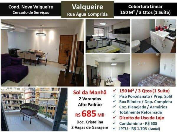 Cob JPA Valqueire Água Comprida Nova Valqueire 150M² Linear
