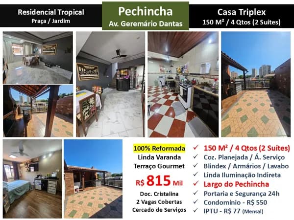 Casa JPA Pechincha Residencial Tropical 150M²