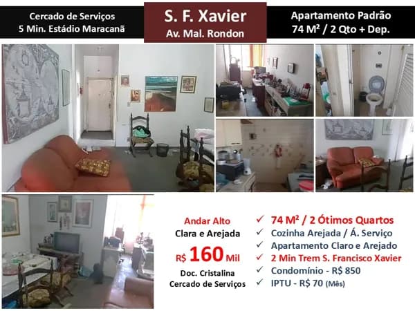 Apto S.F. Xavier Marechal Rondon 74M²